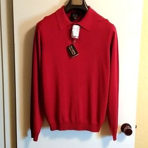 Jos A bank 3 button sweater